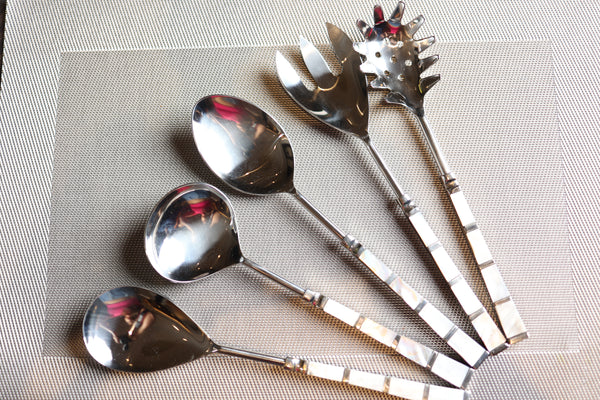 Mother of Pearl Serve Set of 5