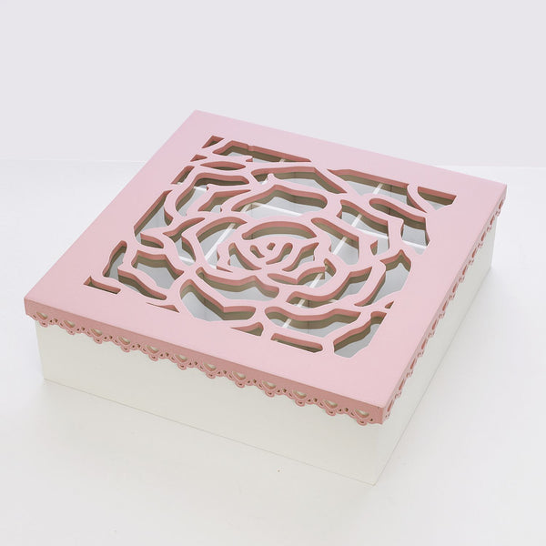 Pink Flower Box