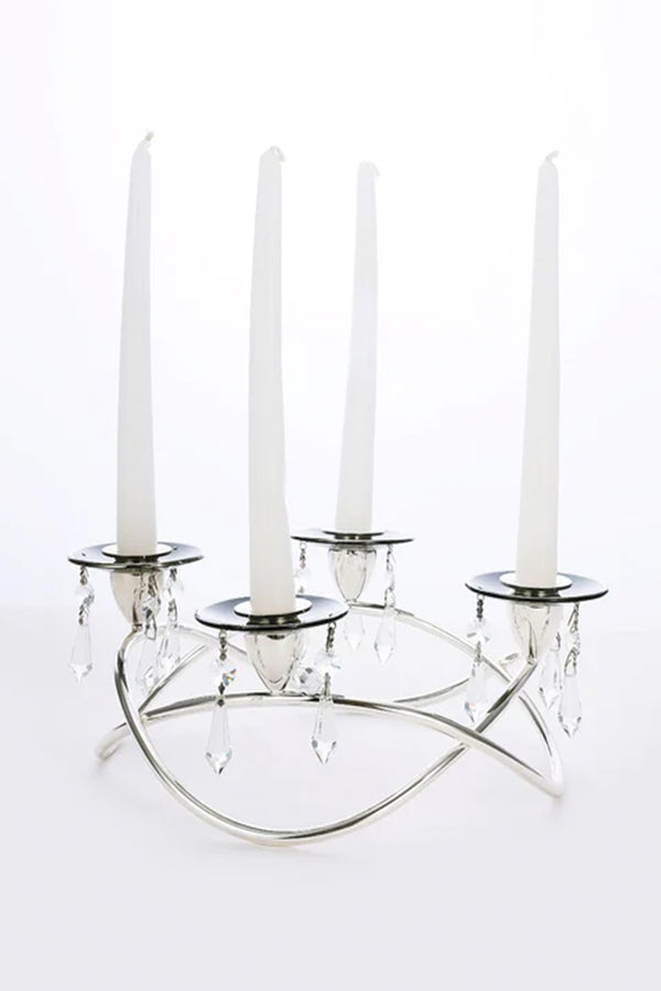 4 in one candle stand with crystal