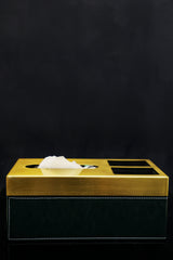 GREEN TISSUE BOX