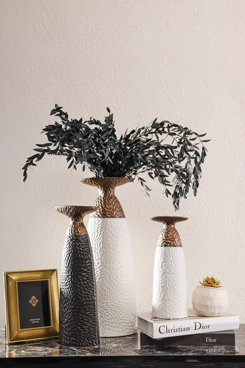 Singapore Stem Vase(Large) (White)