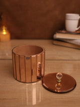 Solaris Crystal Gold Jar (Rose Gold)