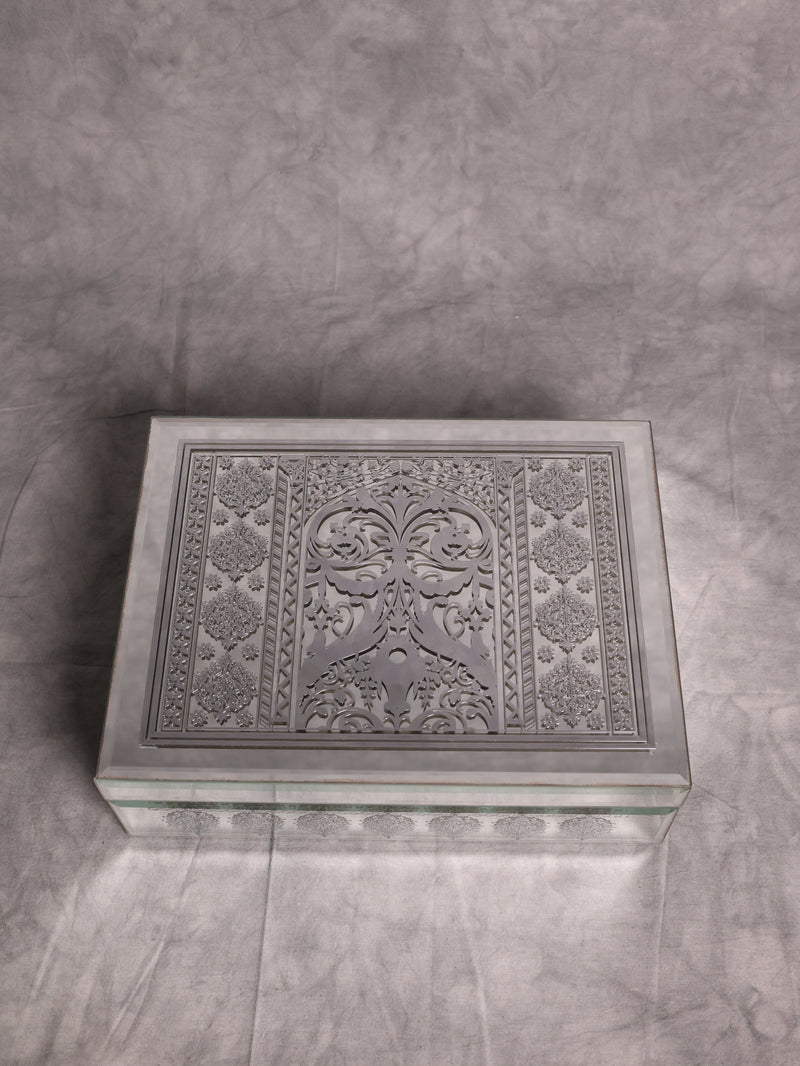 Ivory Azure Carve Gift Box (Silver)