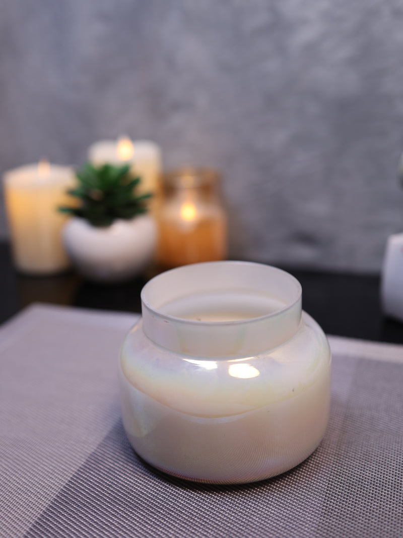 White Handi Small Candle