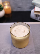 Yellow Glass Candle