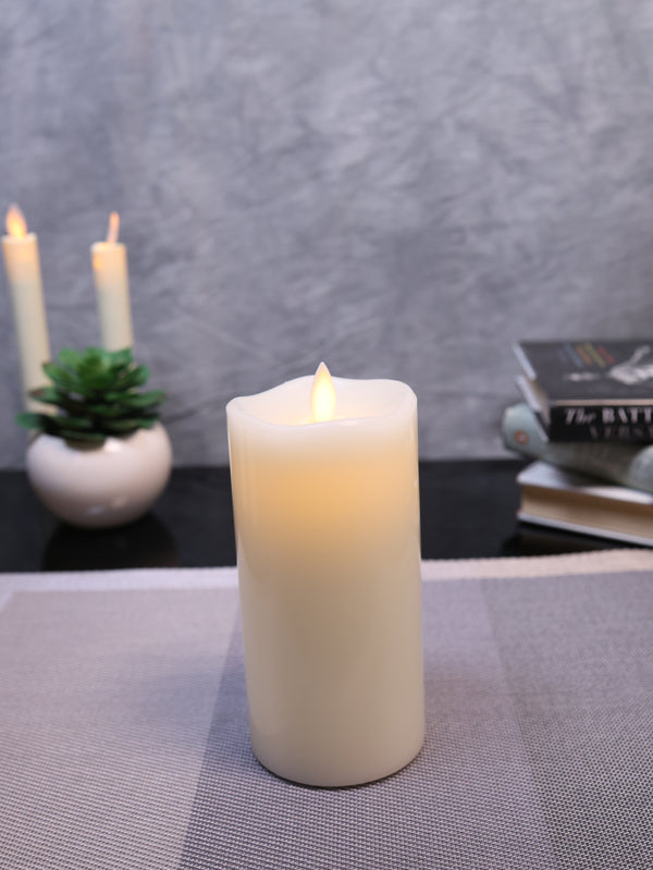 Glistening Snow Candles (Large)