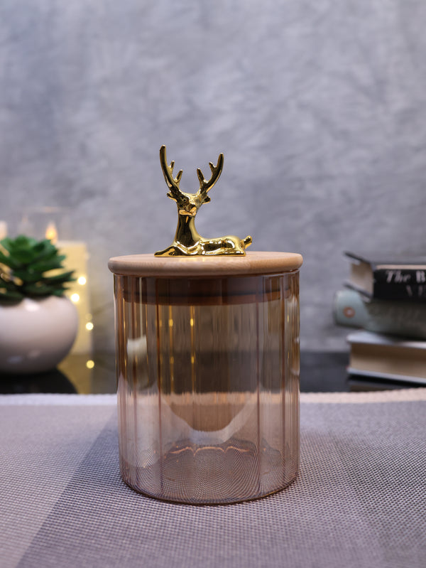 Deer Meadow Glass Jar (Small)