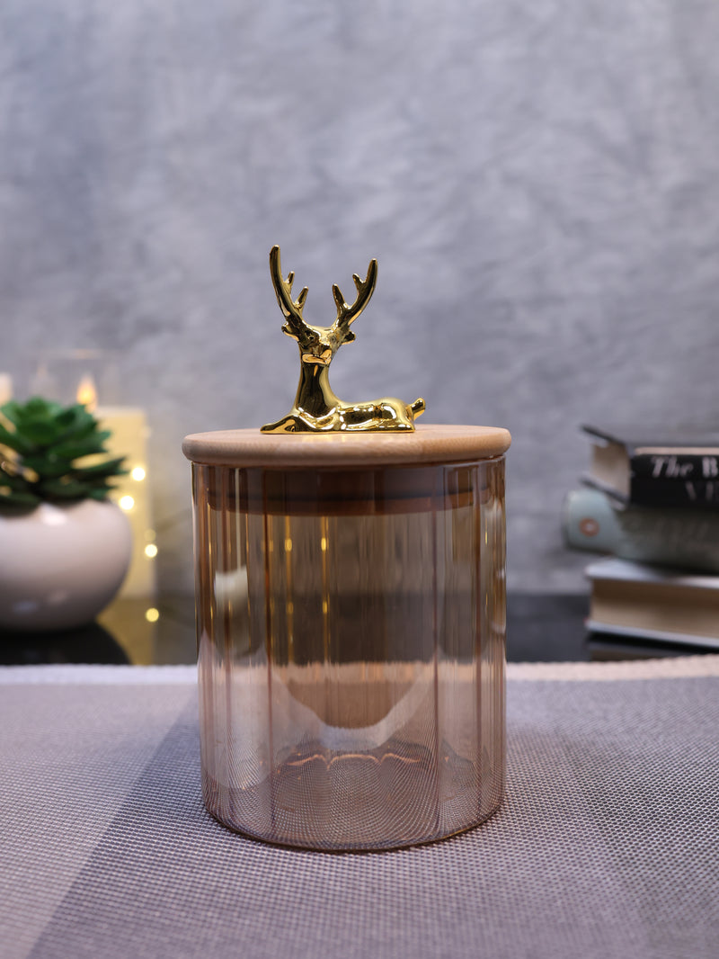 Deer Meadow Glass Jar (Small)