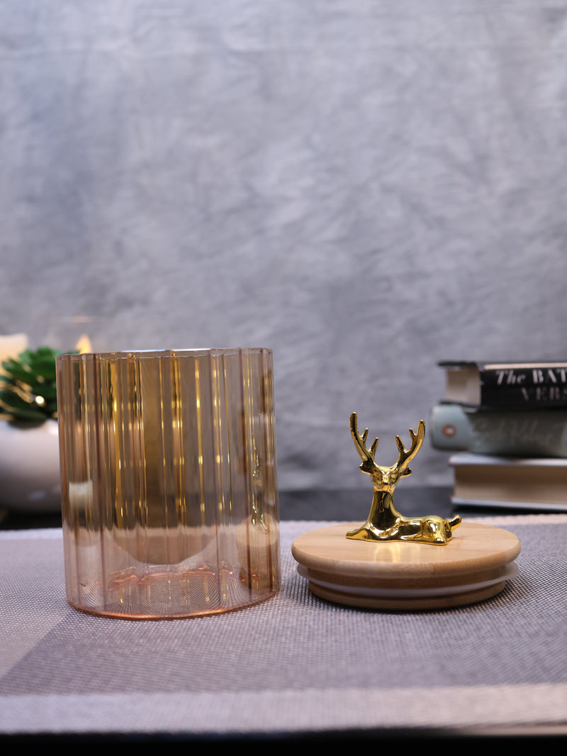 Deer Meadow Glass Jar (Small)