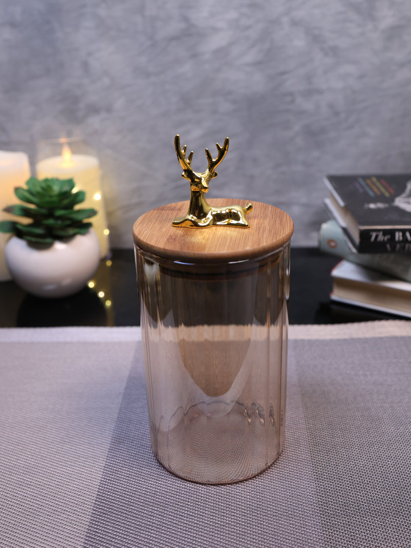 Deer Meadow Glass Jar (Large)