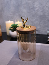 Deer Meadow Glass Jar (Large)