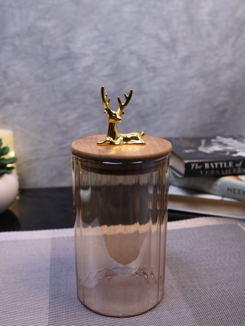 Deer Meadow Glass Jar (Large)