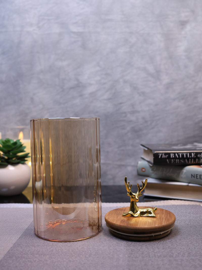 Deer Meadow Glass Jar (Large)