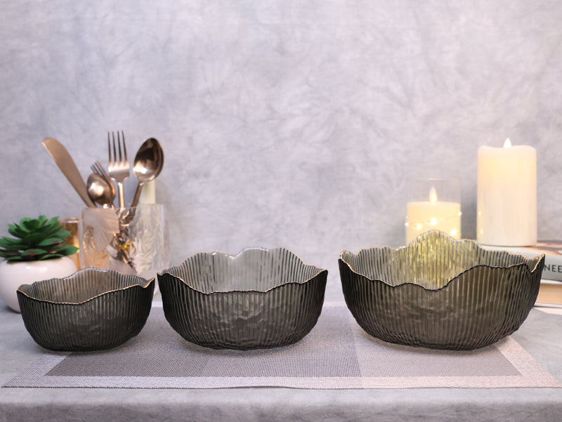 Noir Cascade Bowls