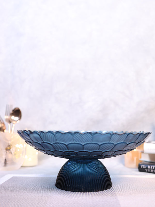 Dark Cyan Accent Serve Ware (Large)