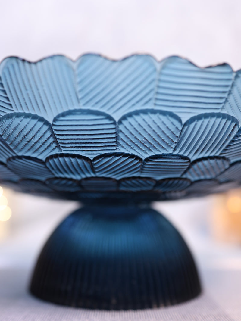 Dark Cyan Accent Serve Ware (Large)