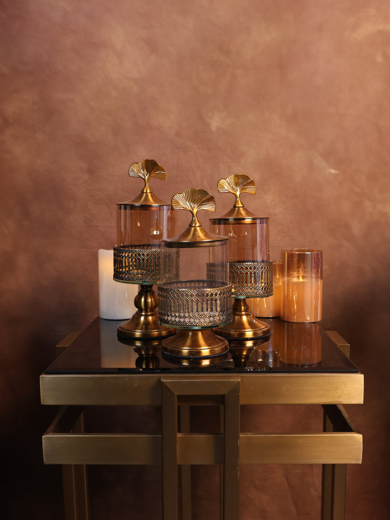Opal Gold Glass Serve ware