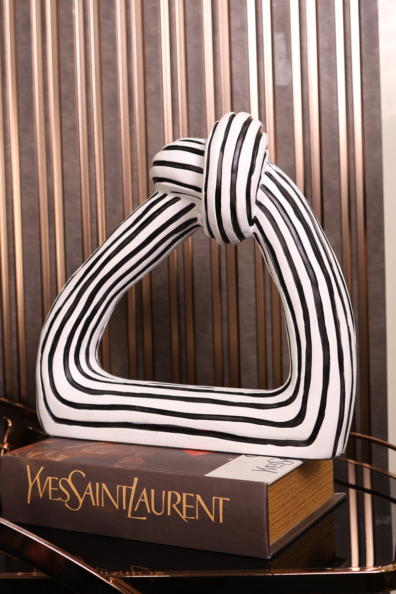 Bianco Geometric Knot Accent
