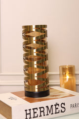 Gilded Glow Candle Stand
