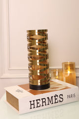 Gilded Glow Candle Stand