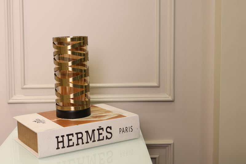 Gilded Glow Candle Stand