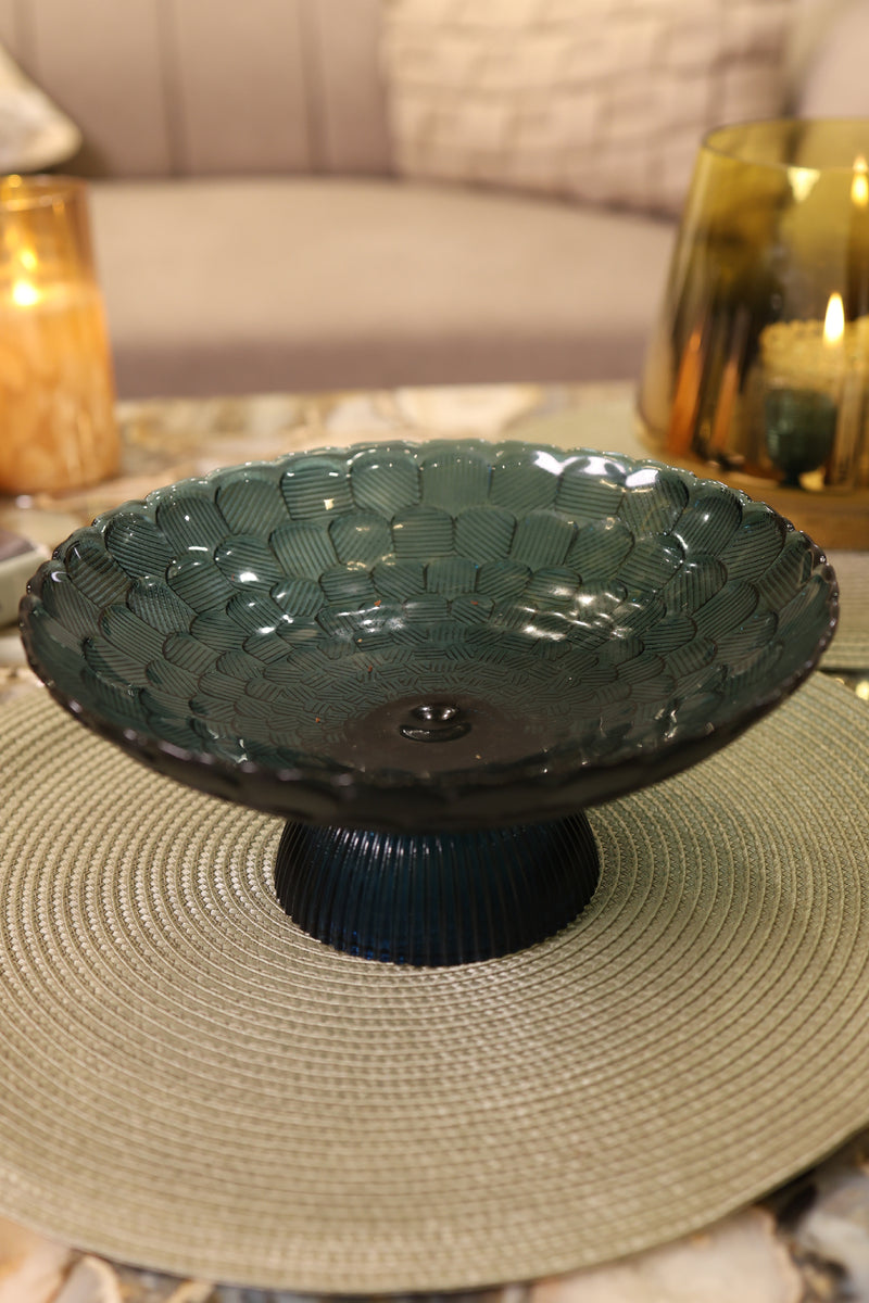 Dark Cyan Accent Serve Ware (Small)