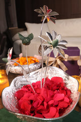 Badam centre piece with wire