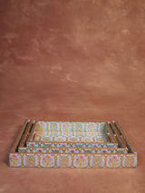 Indus Blue Tray Set