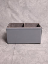 Grey Glass Cutlery Holder