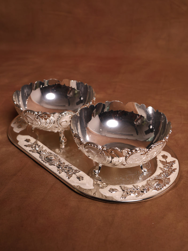 Tray With Open Bowl Set