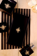 Bee Bath Set (Black)