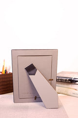 Leather Grey Photo Frame