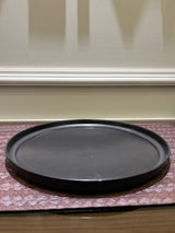 Aura Black Half Plate