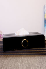 Black Agate Tissue-Box