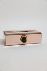 Glitz Agate Tissue Box (Rose Gold)