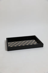 Damask Tray (Black)