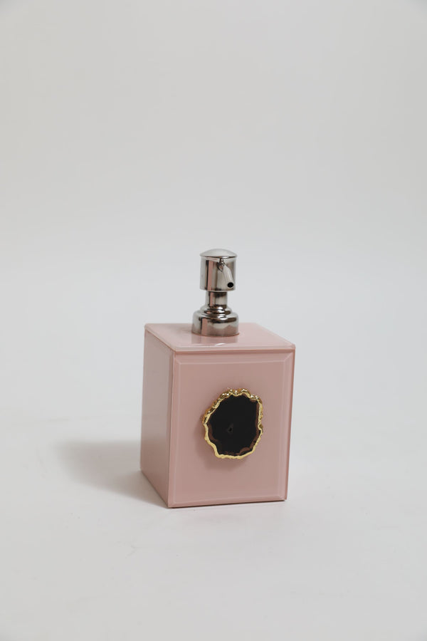 Glitz Agate Dispenser (Light Pink)