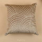 Arcs Embellished Cushion Covers