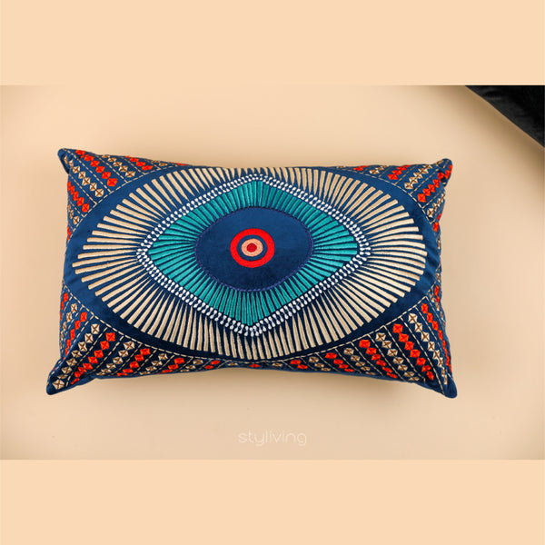 Aztec Embellished Cushion Cover