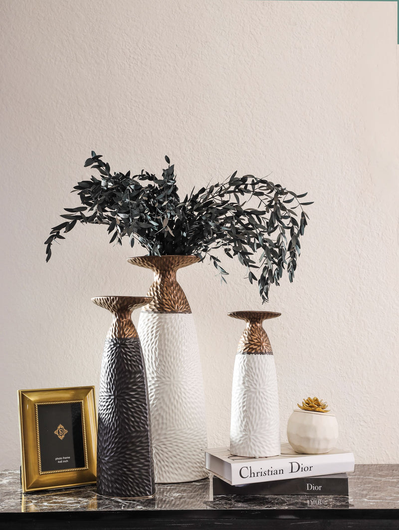 Singapore Stem Vase(Large) (White)