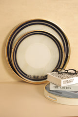 Classic Round Wooden Tray Set (Set of 2)