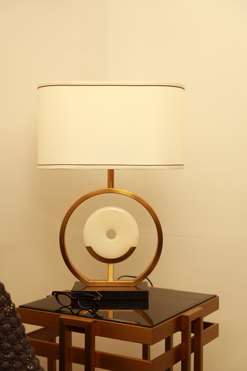 Marble and Metal Luxe Lamp