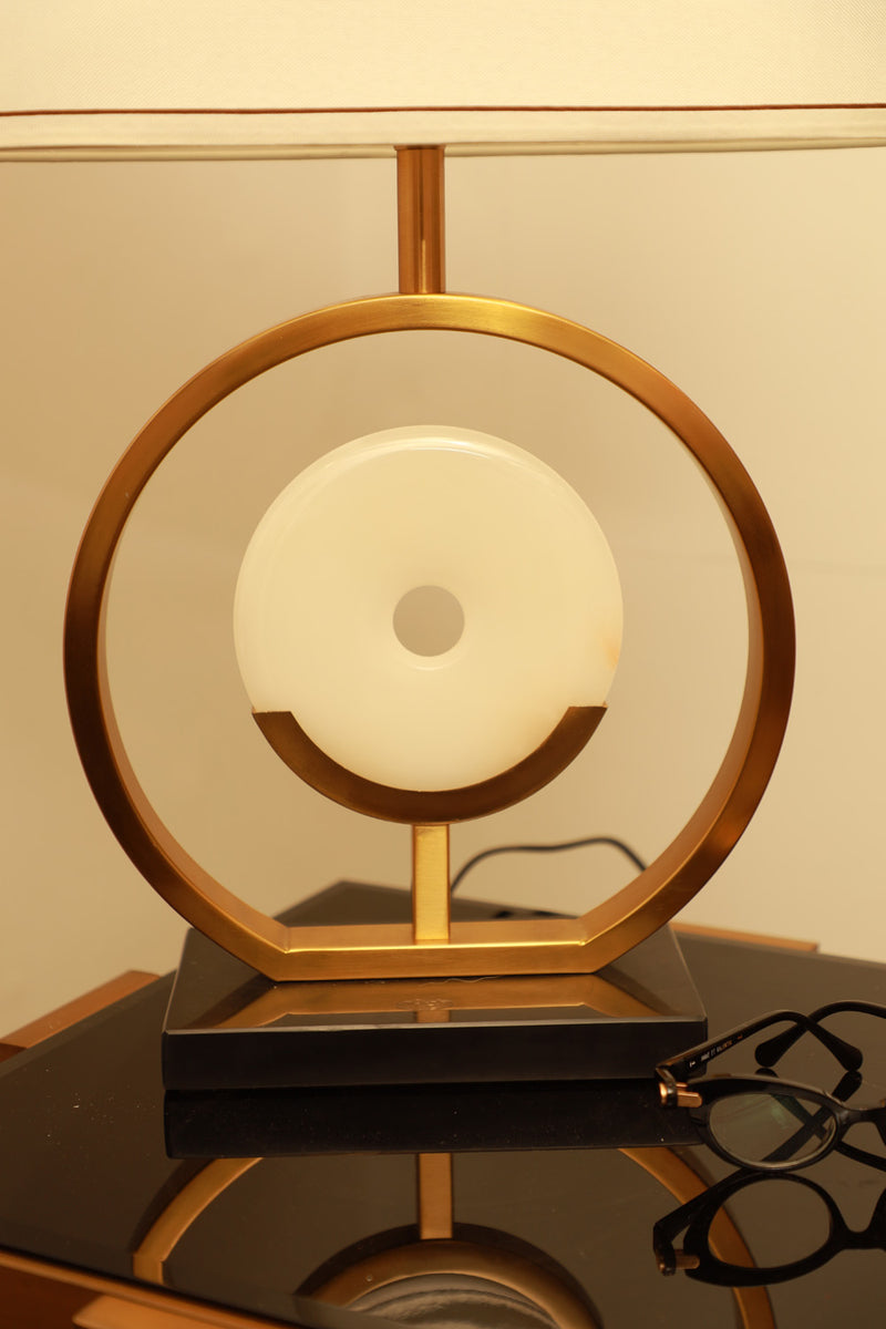 Marble and Metal Luxe Lamp