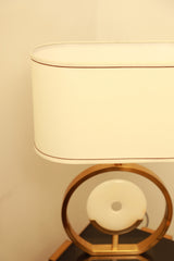 Marble and Metal Luxe Lamp