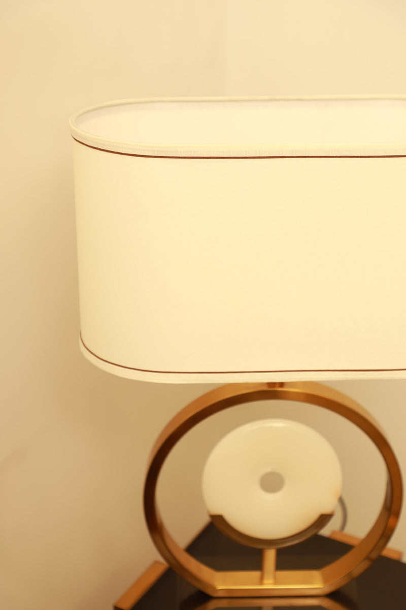 Marble and Metal Luxe Lamp