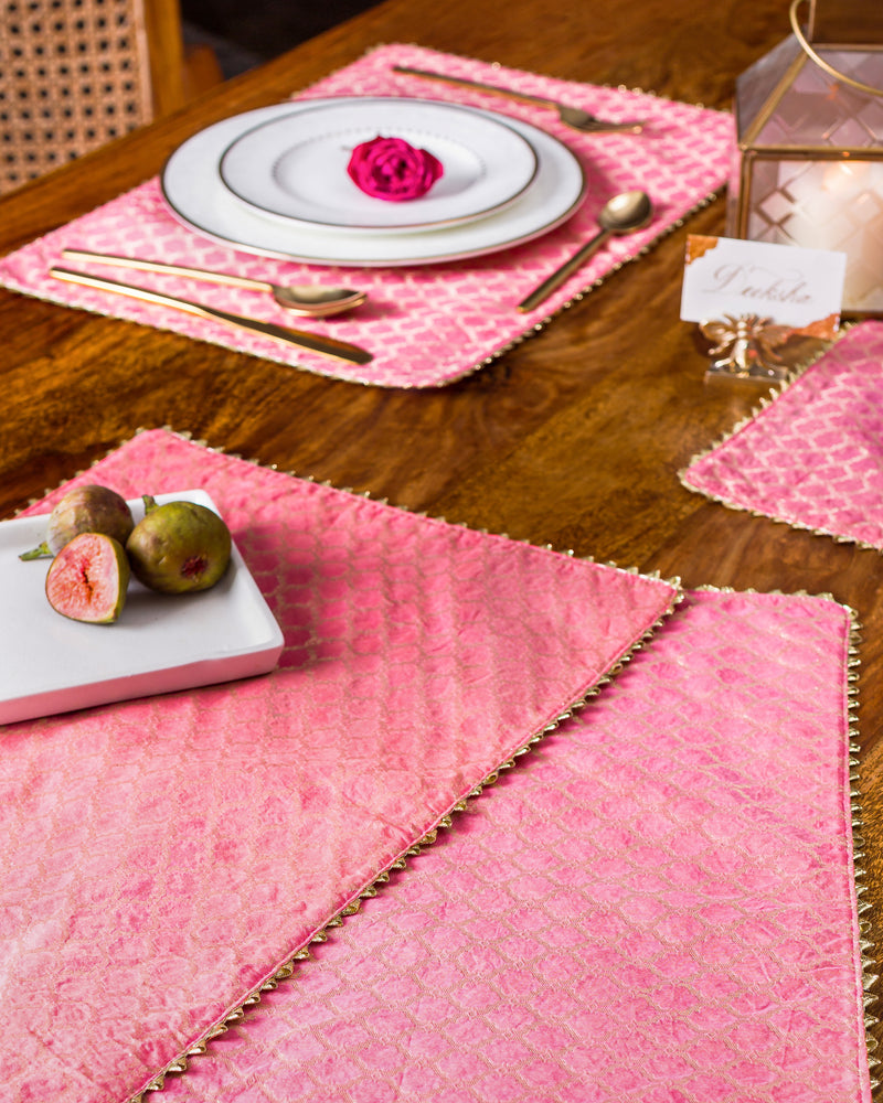 Festival Table Mats - Blush Pink