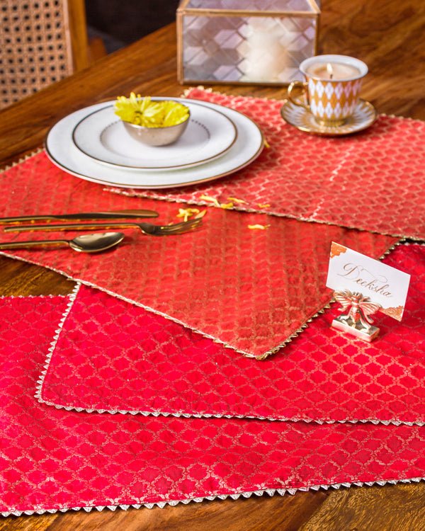 Festival Table Mats - Red