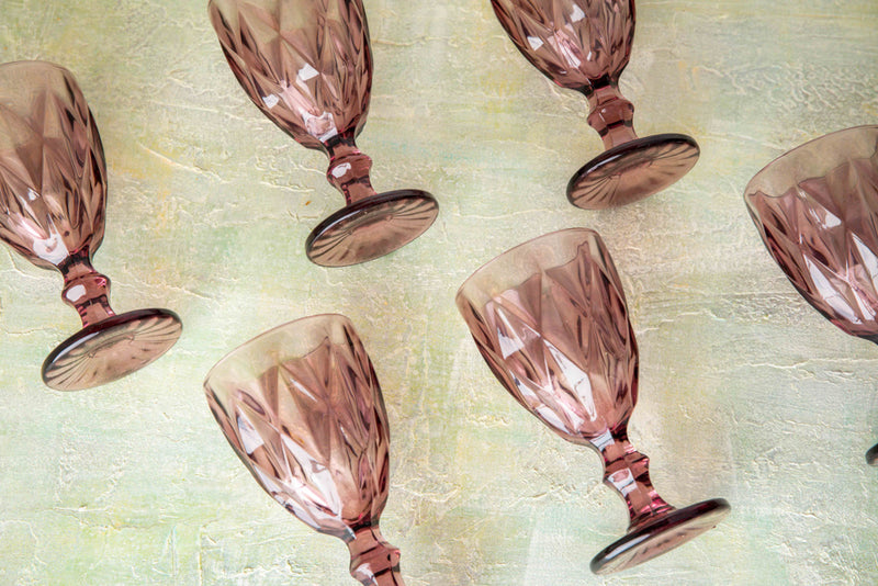 Goblet Burgundy Wine Glasses