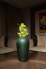 Emerold Green Glass Vase