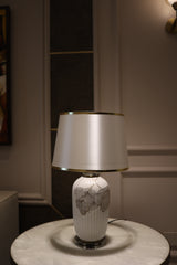 Chiffon Gold Dragonfly Lamp